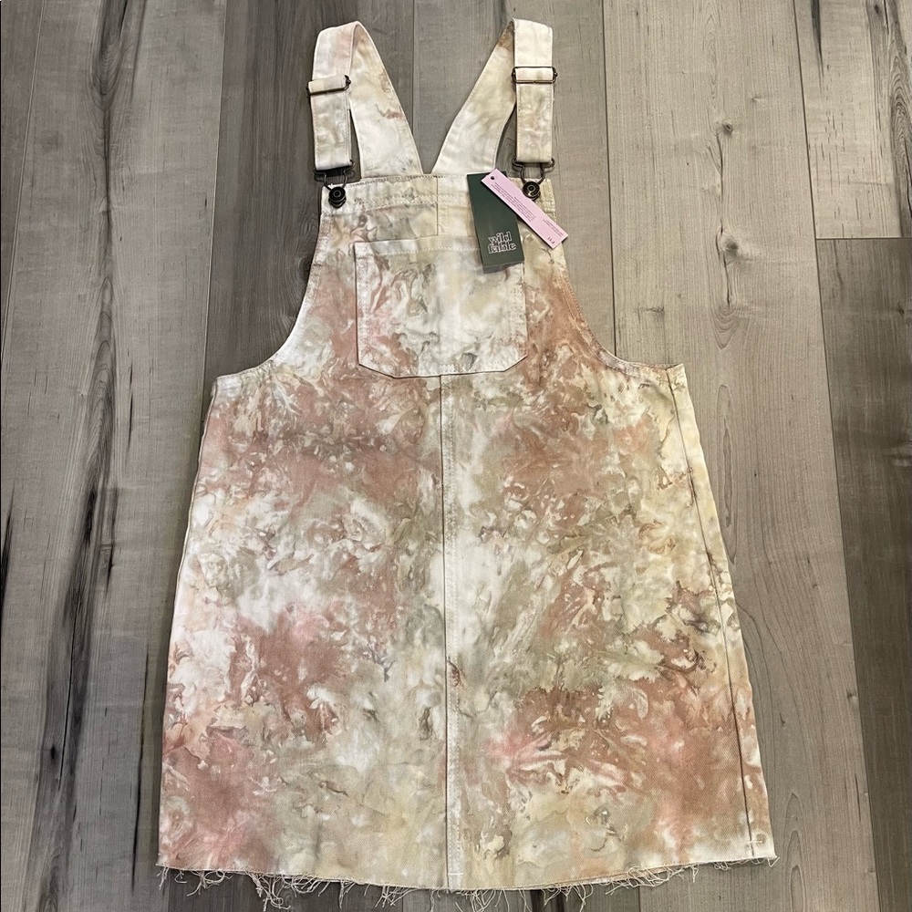 Wild Fable Tie-dye Dress Overalls Size S